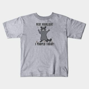 Best Highlight? I Pooped Today! Kids T-Shirt